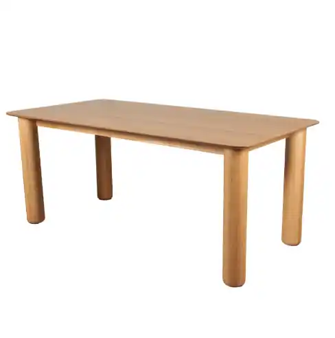 Mesa comedor Avela madera natural 200cm - Mesas de comedor