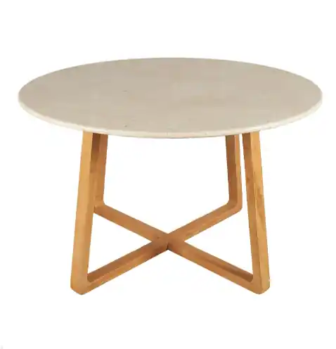 Mesa comedor Lira mármol madera - Mesas de comedor