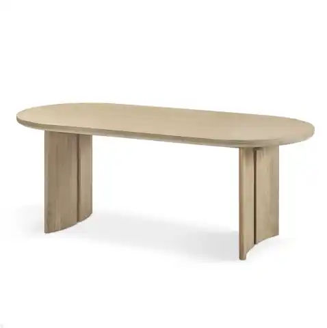 Mesa comedor Ovola madera natural 200cm - Mesas de comedor