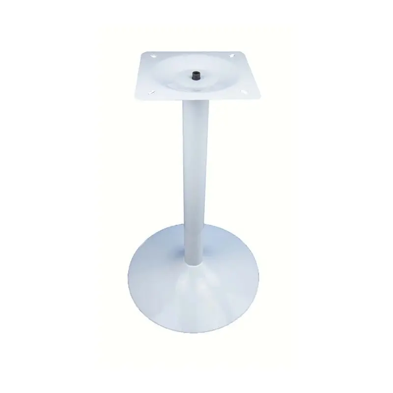Base de plato de acero blanca 73cm - Pies y bases para mesas