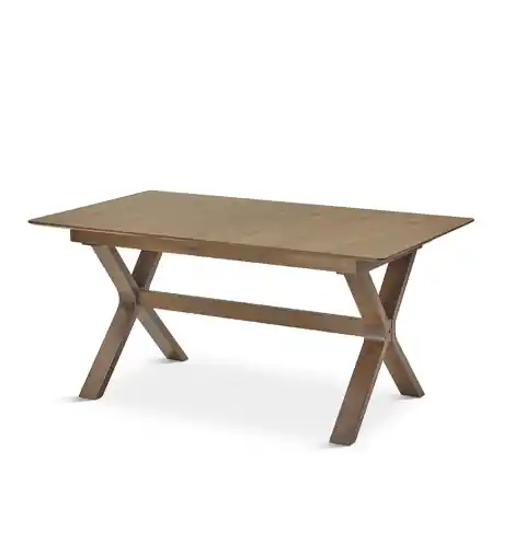 Mesa comedor Dara extensible madera nogal 160cm - Mesas de comedor