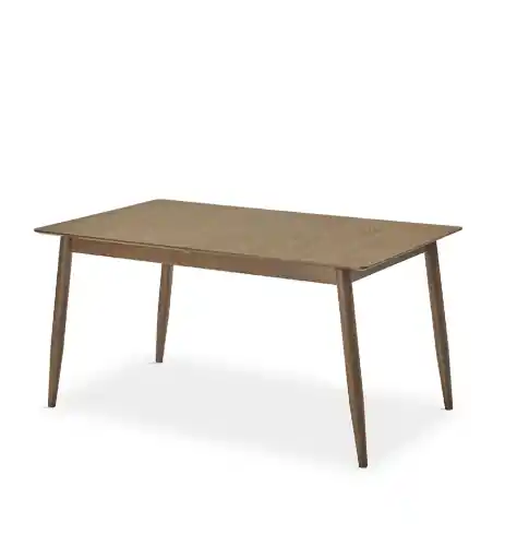 Mesa extensible comedor Talia madera nogal - Mesas de comedor