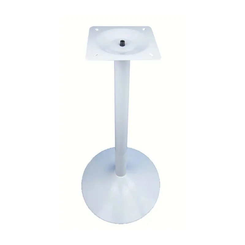 Base de plato de acero blanca 110cm - Pies y bases para mesas