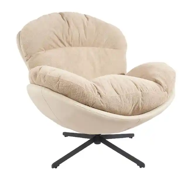 Sillón giratorio Zenair beige - Sillones