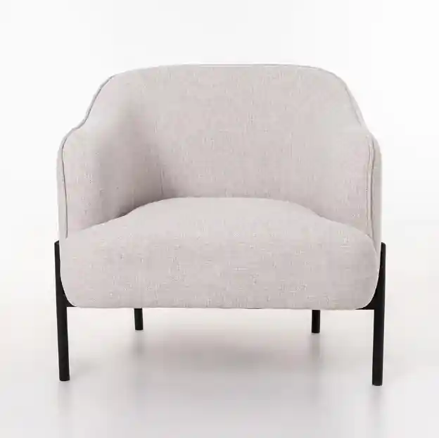 Sillón Lunar antimanchas gris claro - Sillones