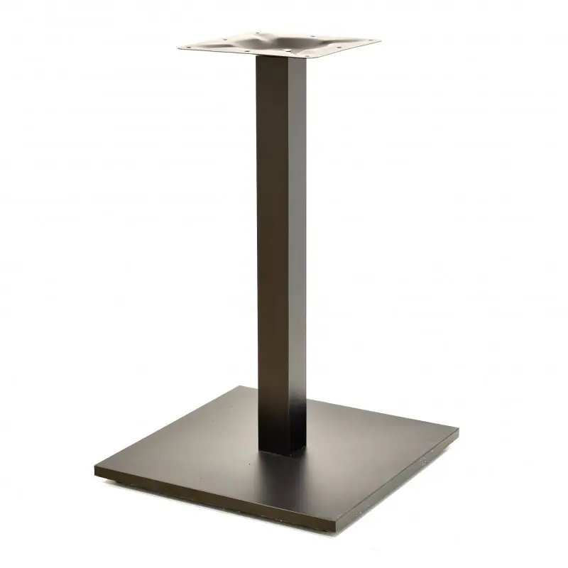Base cuadrado plato de hierro+composite 72cm - Pies y bases para mesas