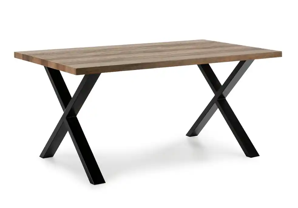 Mesa industrial Next roble envejecido 160×90 - Mesas de comedor
