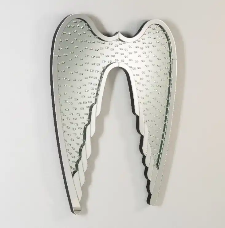 Espejo diamantes alas angel 120×90 - Espejos
