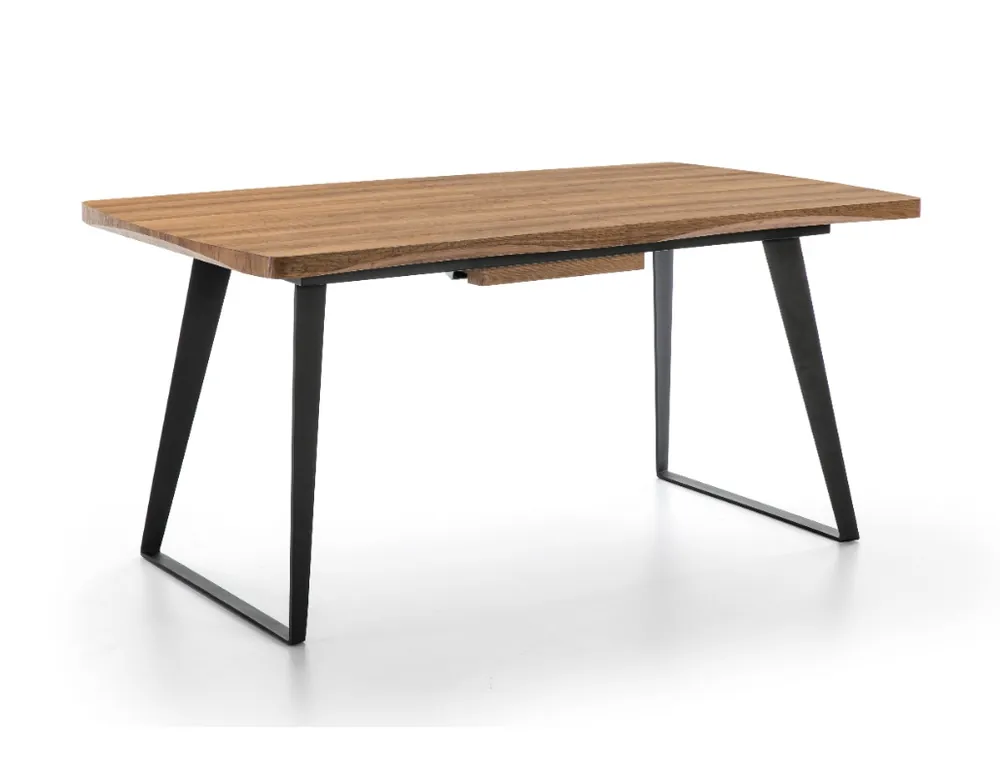 Mesa de comedor extensible roble oscuro DT-110 160-200×90