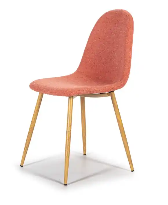 Silla tela color teja DC-508