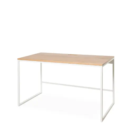 Escritorio Hudson 120×60 metal blanco - Escritorios