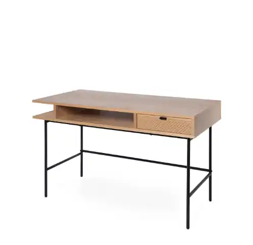 Escritorio Alabama madera metal 120×60 - Escritorios