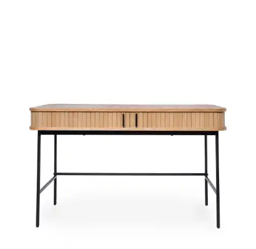 Escritorio Cornell madera metal 120×60 - Escritorios