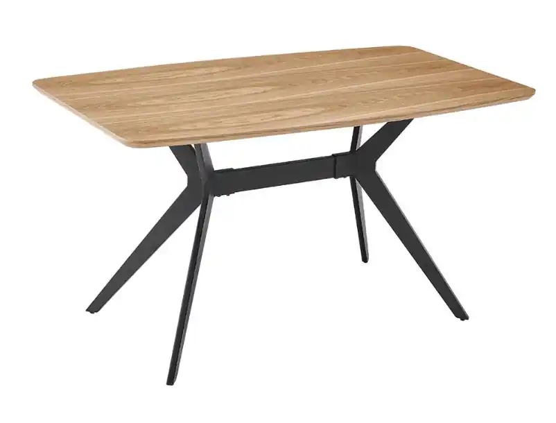 Mesa de comedor IronWood madera metal 140x80x75 - Mesas de comedor
