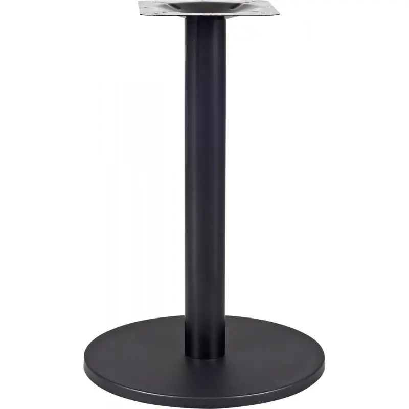 Base de plato de hierro + composite mate negro 72cm - Pies y bases para mesas