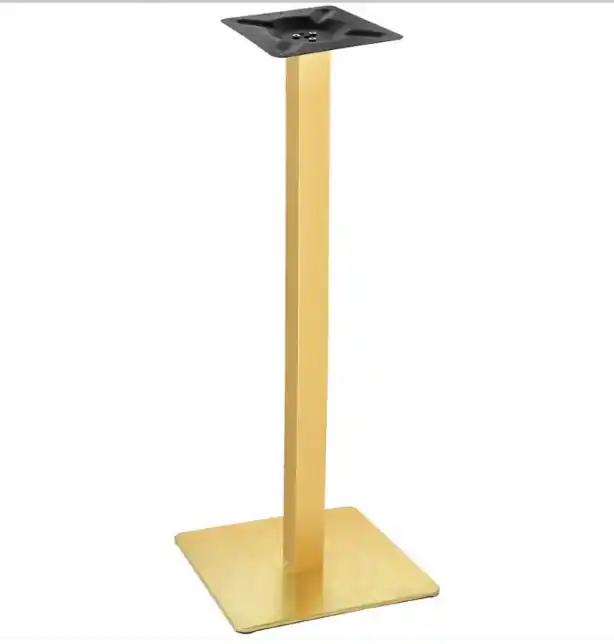 Base de mesa Luxor dorada 45×45 altura 110 cms - Mesas hosteleria