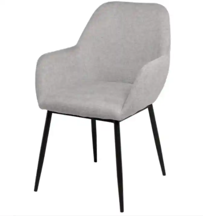 Silla Isabella tapizado gris claro - Sillas