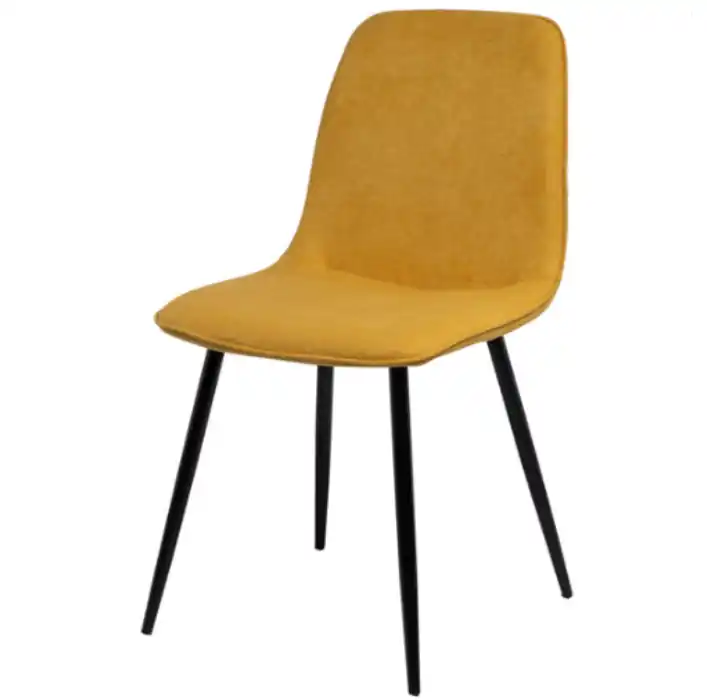 Silla Marleen tapizado mostaza - Sillas