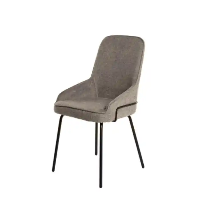 Silla Gwen tapizado taupe - Sillas
