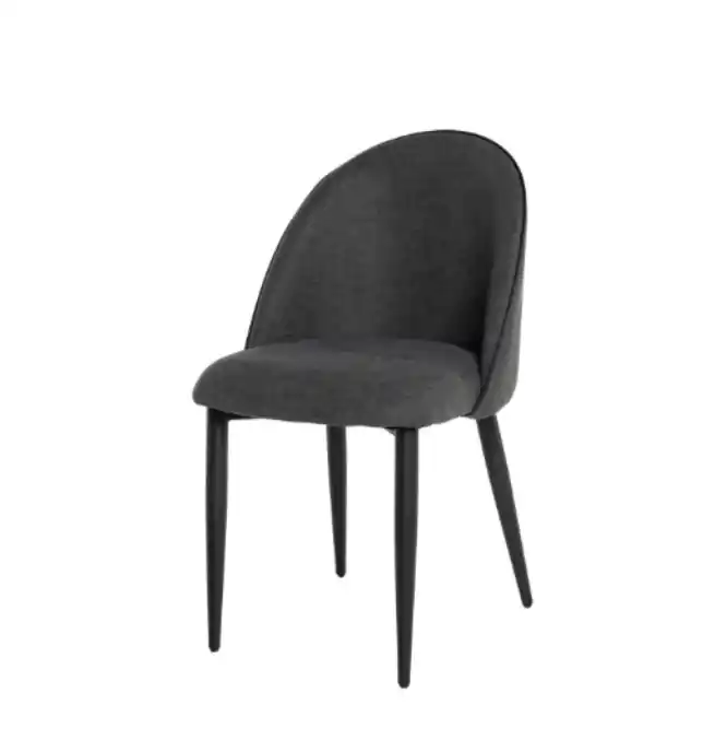 Silla Sloane tapizado gris oscuro - Sillas