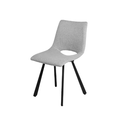 Silla Briana tapizado gris claro - Sillas