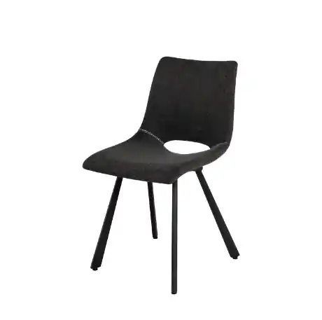 Silla Briana tapizado gris oscuro - Sillas