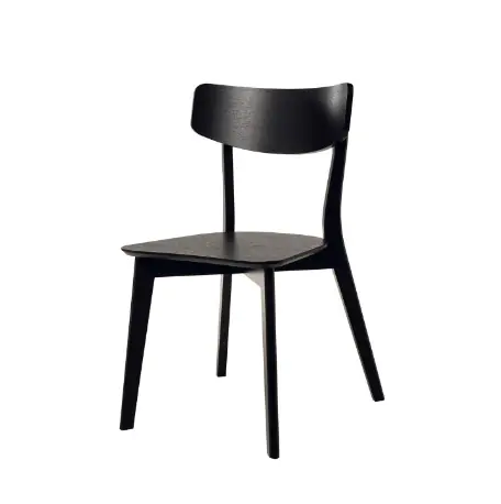 Silla Alaia color negro - Sillas