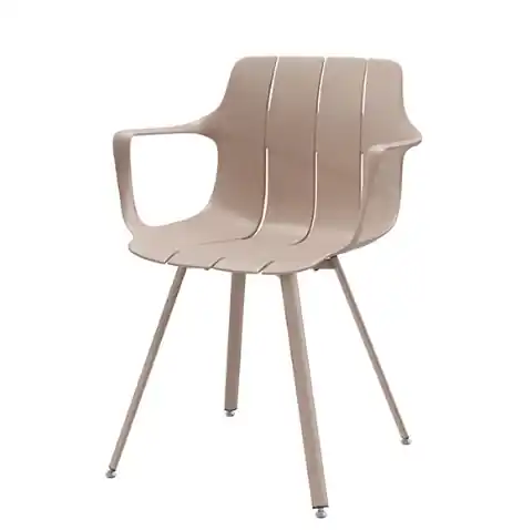 Silla Yamal color beige - Sillas