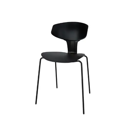 Silla Rene color negro - Sillas