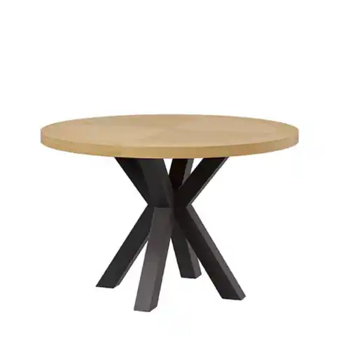 Mesa Beverly 120 cm madera metal negro - Mesas