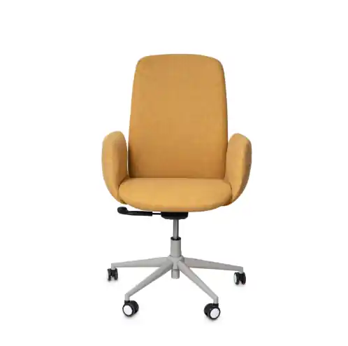 Silla de oficina British mostaza - Sillas oficina operativas