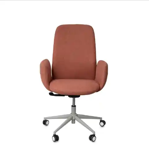 Silla de oficina British terracota - Sillas oficina operativas