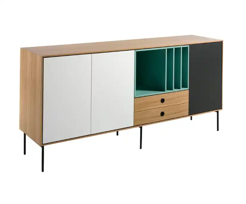 Aparador Aura nordico multicolor 180×76 - Aparadores