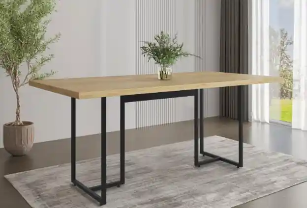 Mesa de comedor Avora natural 180×90 - Mesas de comedor
