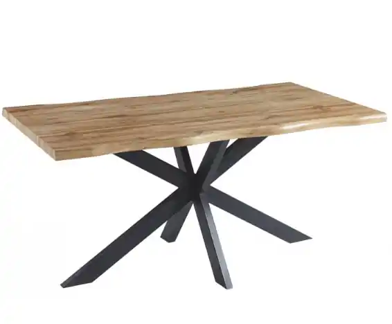 Mesa BrisaWood madera acero 150×90 - Mesas de comedor
