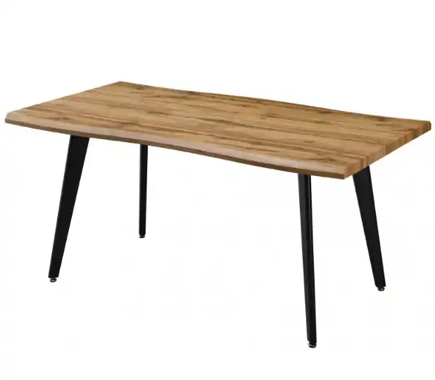 Mesa Infinity madera acero 160×90 - Mesas de comedor