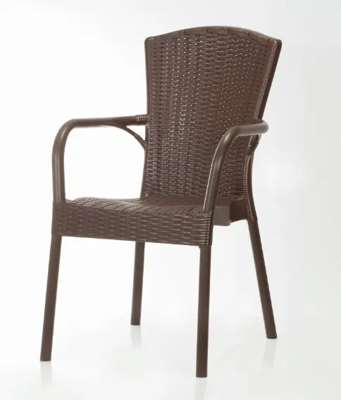 Silla clasica Royal polipropileno fibra de vidrio Wengue - Sillas hosteleria