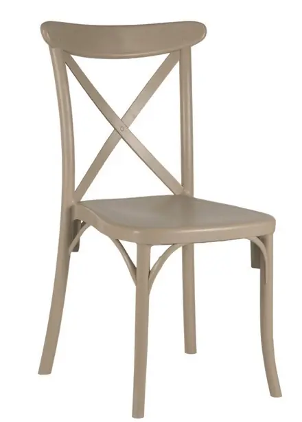 Silla aspas Capri polipropileno fibra de vidrio Coffee - Sillas hosteleria