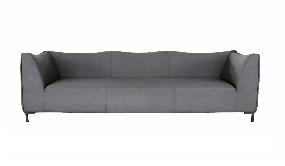 Naxos Sofa 3 plazas terraza lounge tapizado gris - Sofas terraza