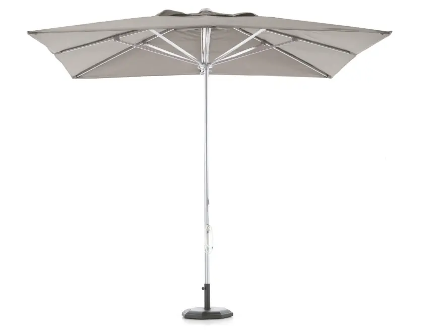 Parasol aluminio lona taupe 300 cm - Parasoles aluminio