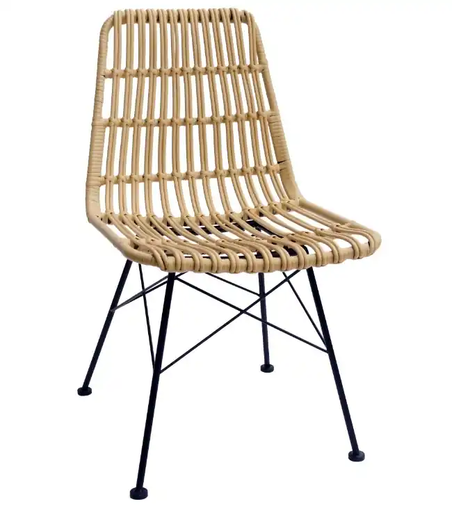 silla ratan color natural honey - Sillas de rattan