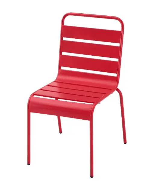 Silla Deco metal rojo vintage - Sillas hosteleria