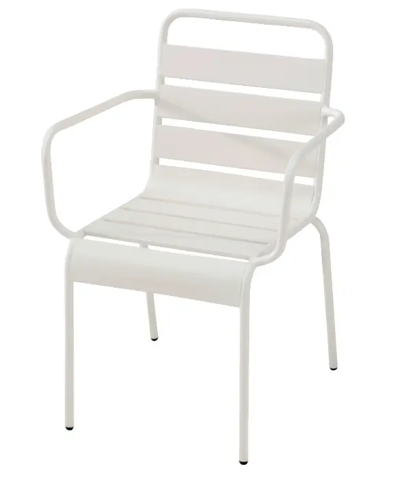Sillon Deco metal blanco vintage - Sillas hosteleria