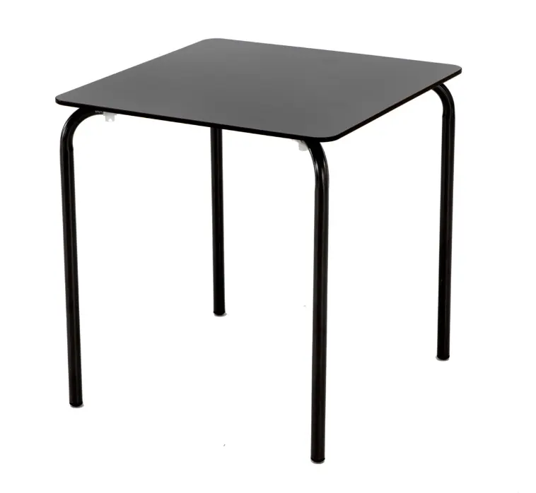 Mesa de terraza hosteleria tablero antracita compacto plus 80×80 - Mesas hosteleria