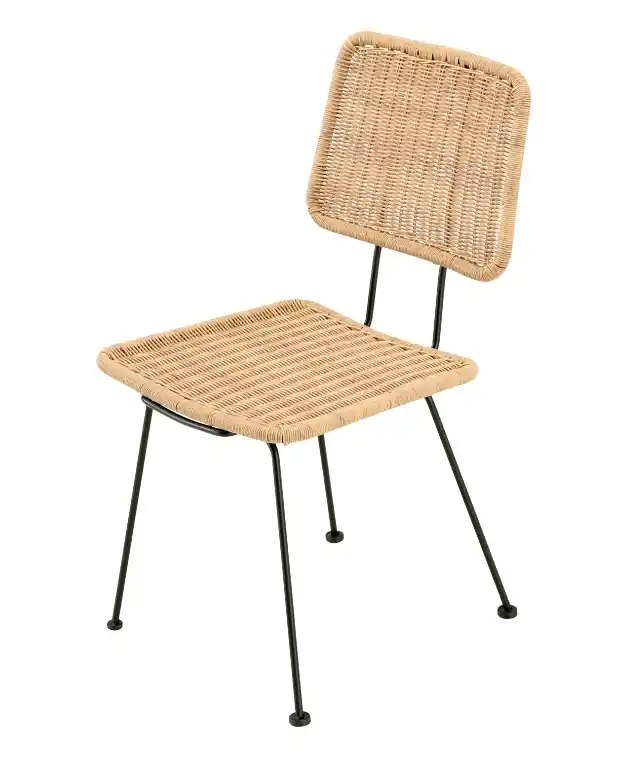 Silla vintage ratan natural Lia - Sillas de rattan