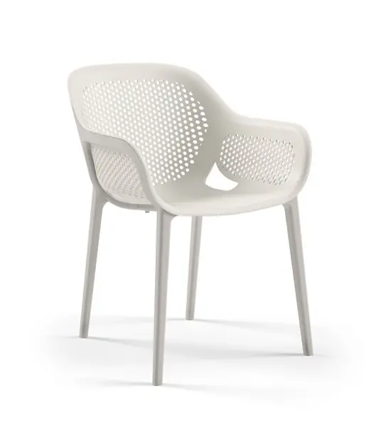 Sillon Atra fibra de vidrio blanco - Sillas hosteleria