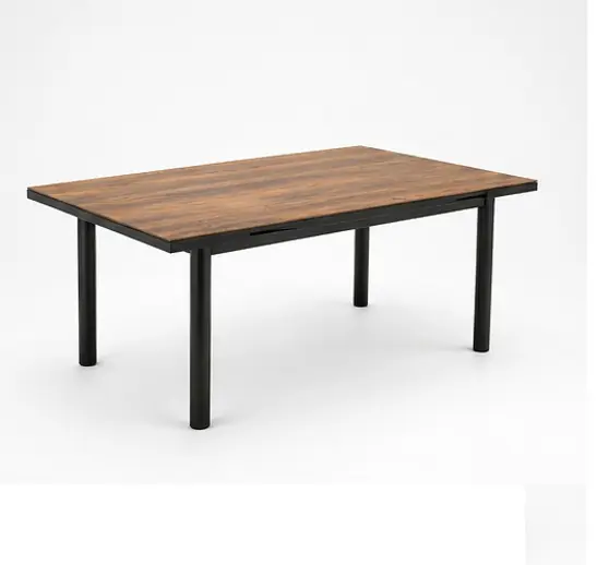 Mesa de terraza extensible Río ceramica imitacion madera 160-210×100 cm