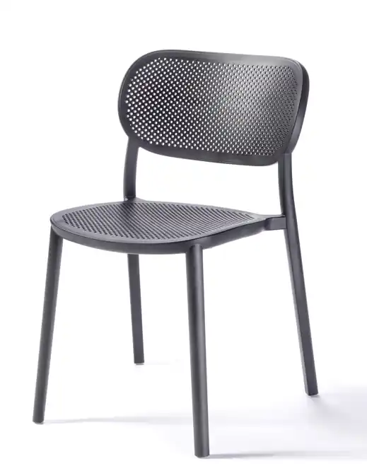 Silla Nuta tecnopolímero antracita - Sillas hosteleria