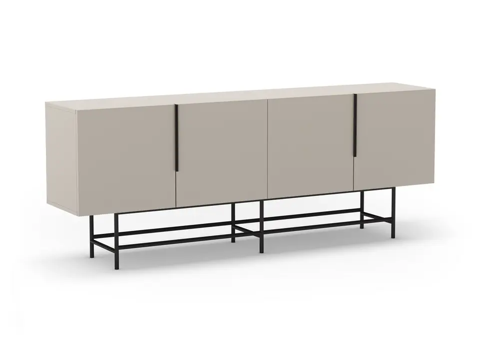 Aparador eldia 4 puertas crema 200 cm - Aparadores