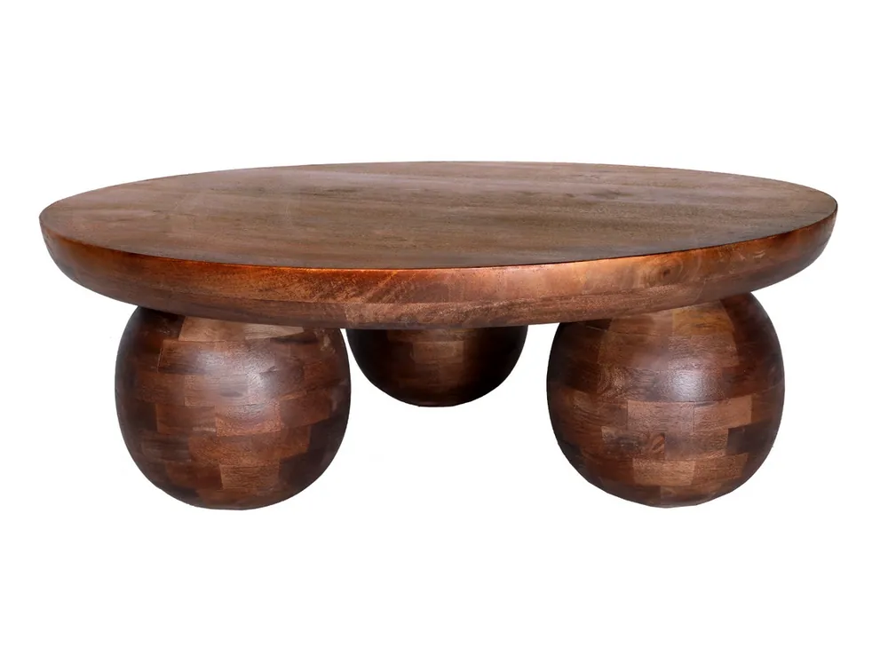 Mesa de centro Ailen madera de mango 100 cm - Mesas de centro y auxiliares